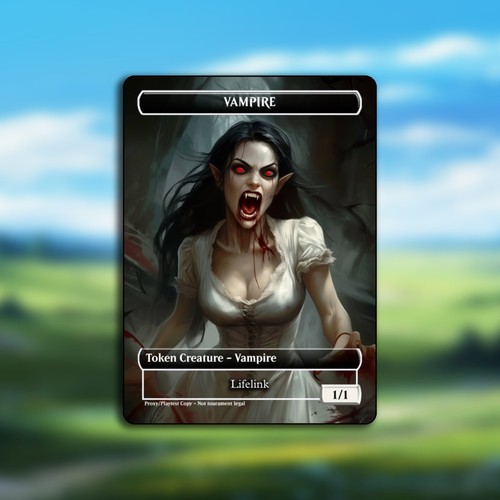 Token vampire lifelink - token, 1/1