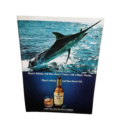 1976 seagrams whiskey black - 1976,