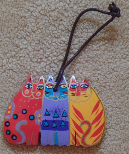 Laurel burch hand painted - hand, wood