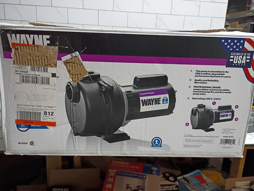 Wayne wls150 2hp 230v cast - wayne, 1-1/2hp