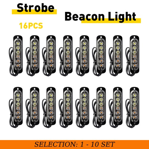 160 6led amber - amber/white, side