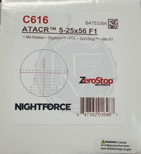 Nightforce atacr 25x56 f1 - nightforce, 5-25x56