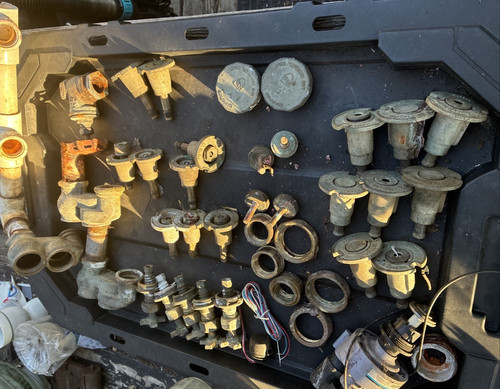 Vintage brass sprinklers lot - sprinklers,