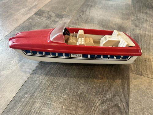 Vtg tonka trihull plastic - ,