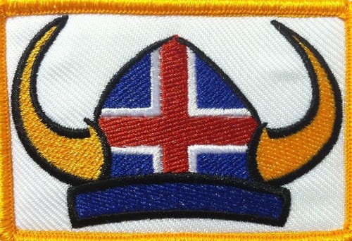 Viking helmet iceland flag - iceland,