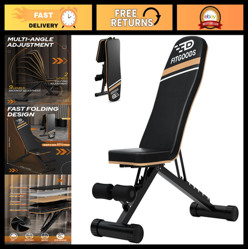 Foldable weight bench - foldable,