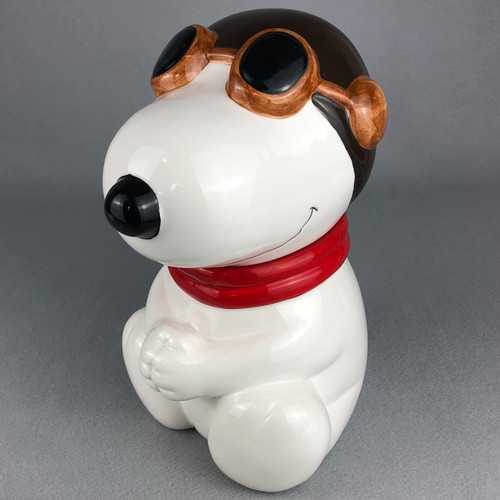 Peanuts snoopy cookie jar - peanuts, wwi