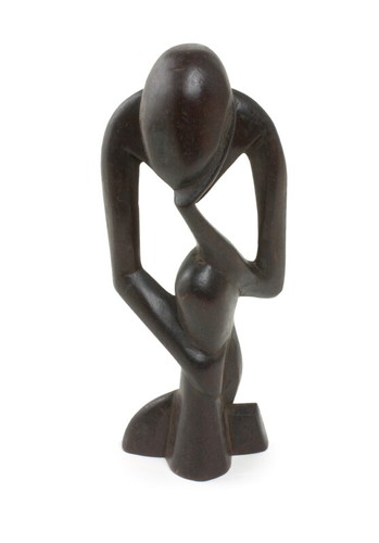 Thinker statue senegal - thinker,