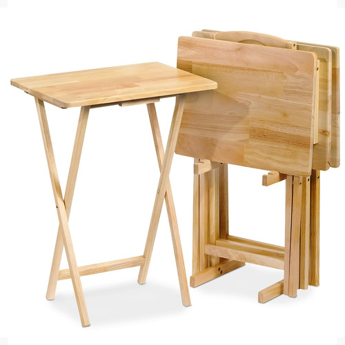 Wood pack tv tray - wood,