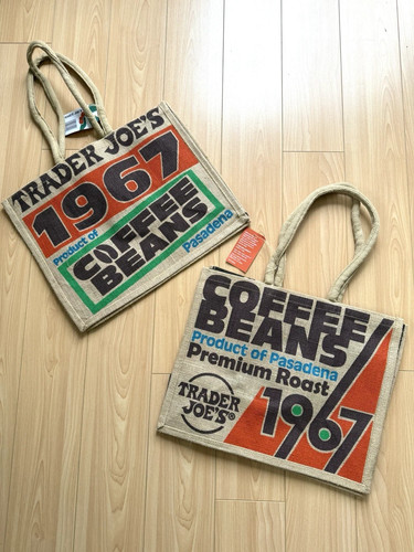 Trader joe coffee beans tote - trader,
