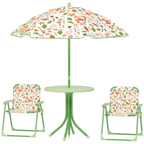Green picnic table set - , 2