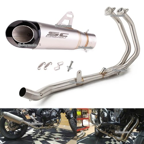 Exhaust system muffler header - exhaust,