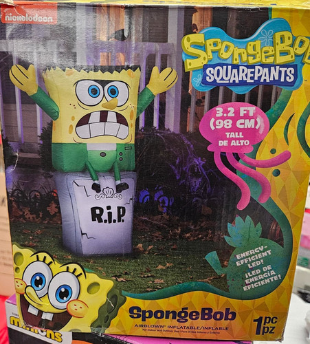 Gemmy 2ft tall sponge - gemmy, 3.2ft