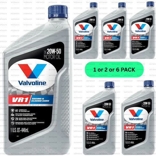 6 valvoline vr1 - 2, or