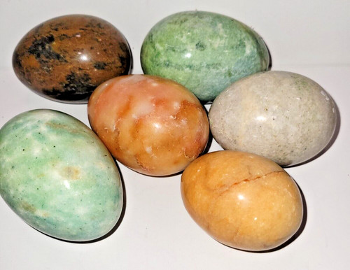 Lot vtg eggs multi - 6,