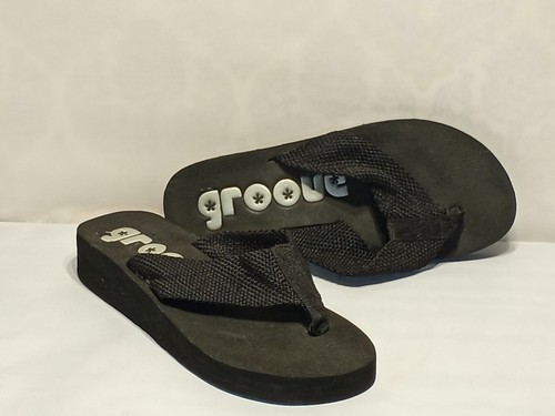 Groove ladies flip flops size - groove,