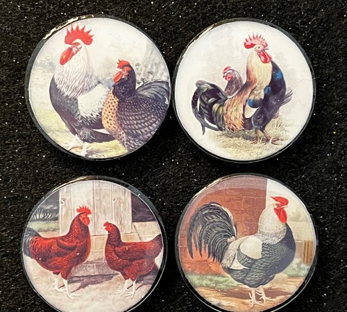 Vintage hens roosters - vintage, &