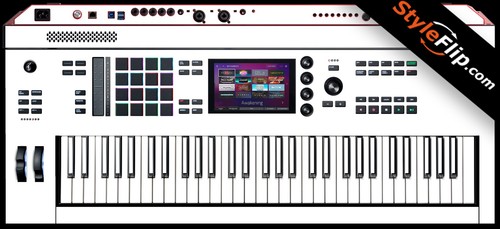 Akai mpc key skin white - akai,