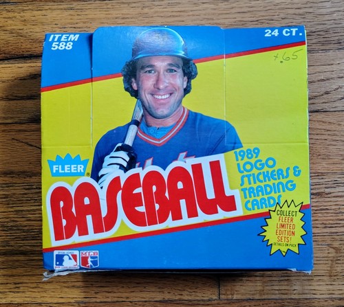 1989 fleer baseball cello wax - fleer,