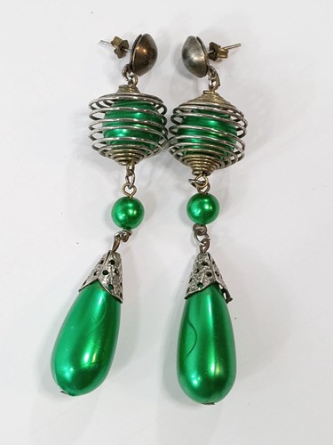 Vintage christmas earrings - christmas,