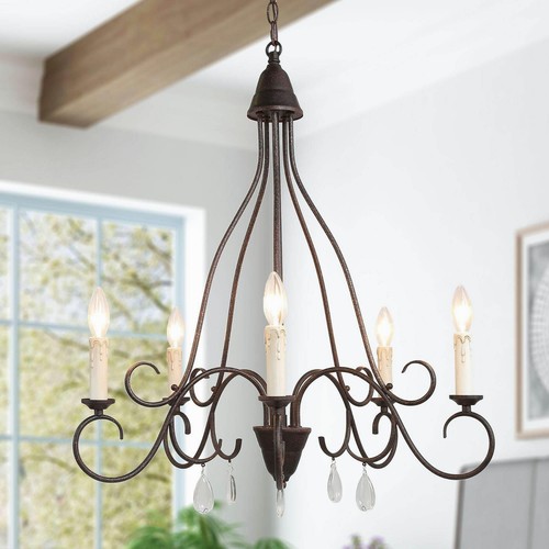 Lnc light bronze french - 5-light,