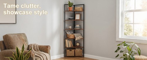 Tier corner shelf 7 - tier,
