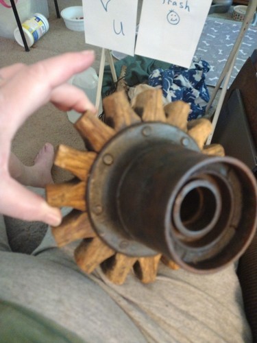 Antique cart wagon wheel - antique,