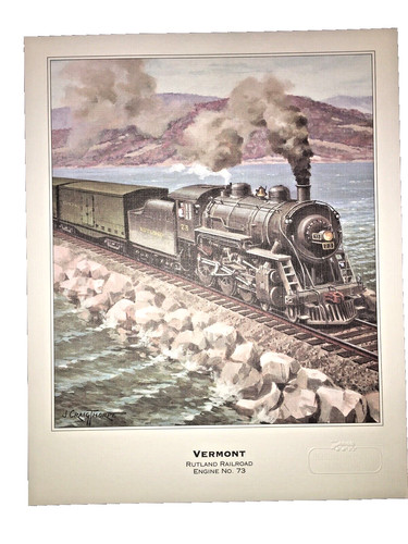 Vintage rutland railroad - rutland,