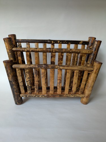 Vintage office desk - desk, bamboo
