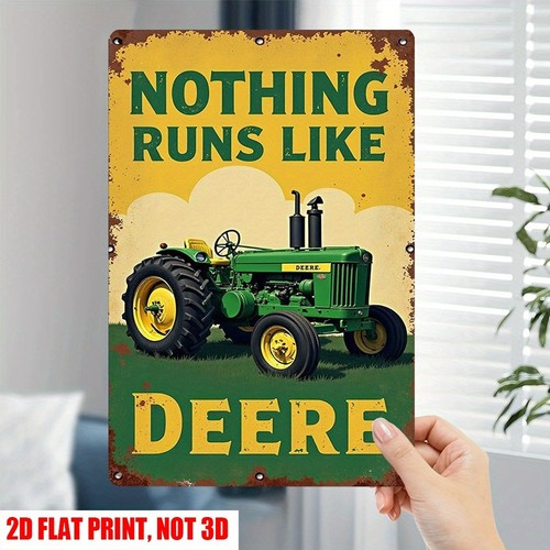 Tin sign vintage john - tin,