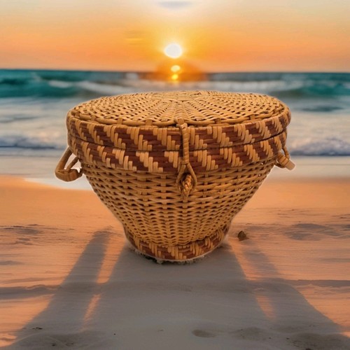 Vtg labba handwoven - handwoven, basket