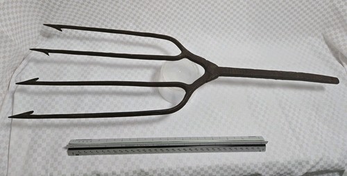 Fish gig fishing barbed - barbed, iron