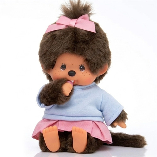 Monchhichi brown girl - 8",