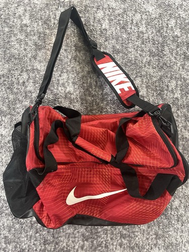 Nike training large red duffel - training,