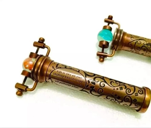 Vintage brass kaleidoscope - vintage,