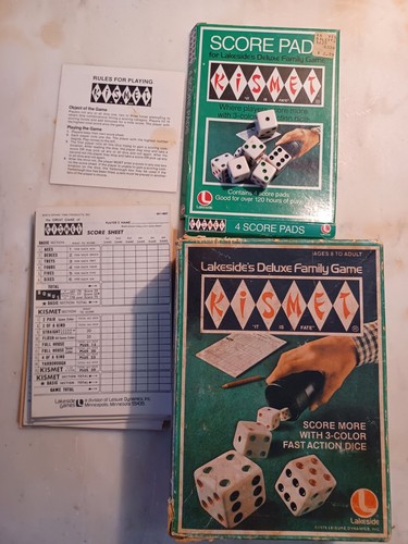 Vintage kismet dice - kismet,