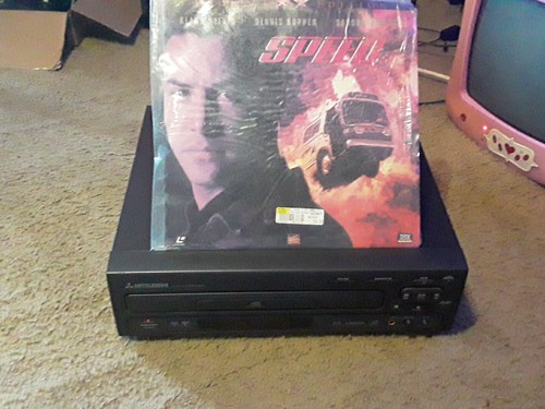 Mitsubishi laserdisc player - player, cd