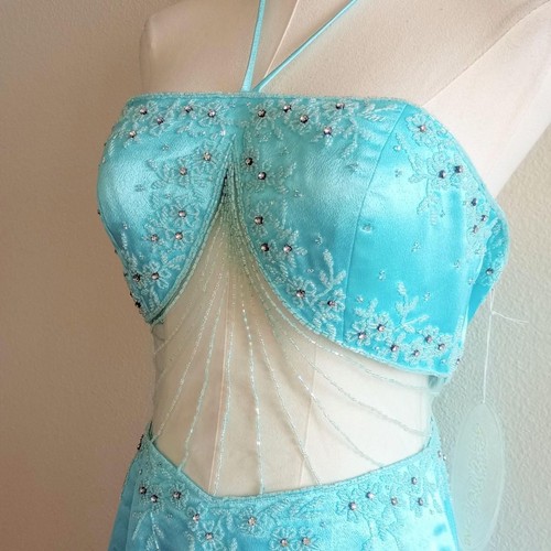 Y2k sheer beaded sequined - sheer,