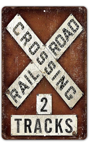 Vintage look railroad - railroad, metal