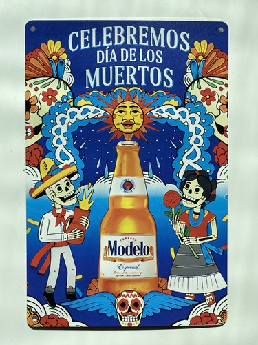 Modelo beer metal sign dia - modelo,