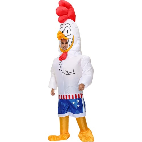 Inflatable chicken costume for - costume,