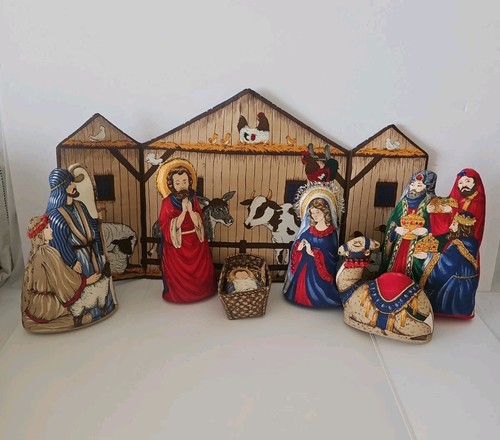 Vintage nativity set - nativity,