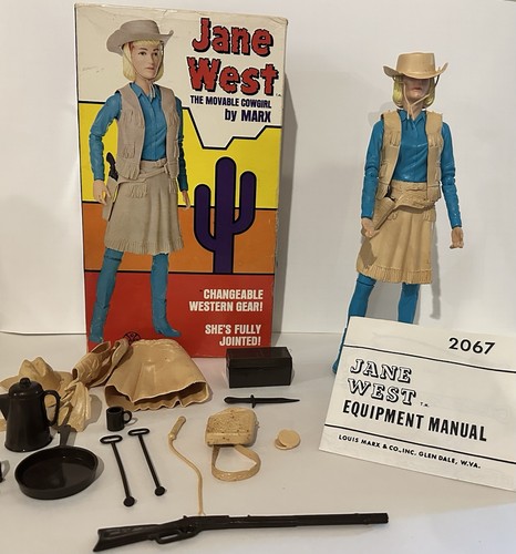 1960s vintage marx johnny west - 1960s,