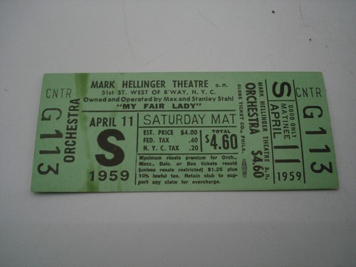1959 fair lady - lady, original
