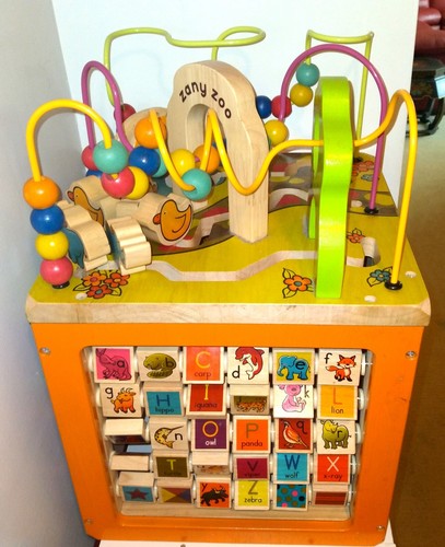 Zany zoo wooden activity - zany, cube