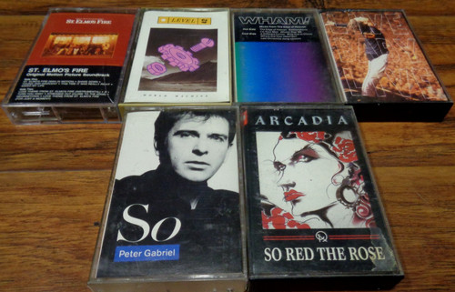 Lot 80s cassettes inxs - 6,