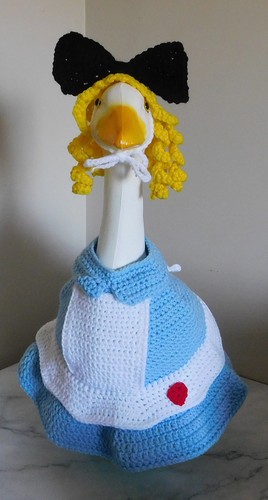 Goose sweater porch - goose, sweater,