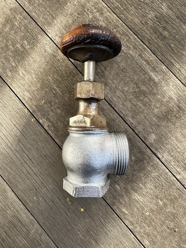 Vintage antique shut off valve - antique,