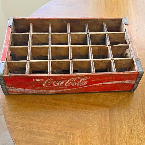 Coca cola vintage wooden - vintage,