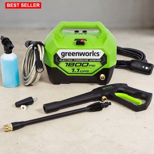 Greenworks 1800 psi - 1800, gpm)